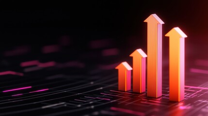 Poster - Rising Graph Representation with Arrows on Dark Background