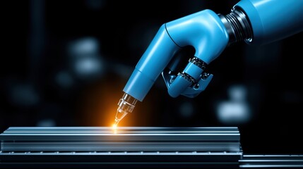 Poster - Robotic Hand Holding Pen for Precision Work in Dark Environment