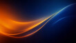 © Kiara - Yellow and orange Waves on blue Background, Generative AI