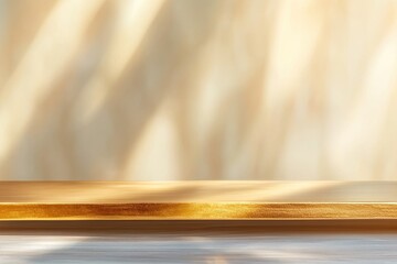 Poster - minimalistic portrayal of gold industry featuring blurred background with abstract shapes representing wealth and innovation