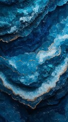 Fototapete - Highly detailed 3D rendering of fluid art impasto and sharp edges in thick oil paint style cinematic panoramic backdrop