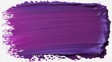 Poster - A bold purple paint stroke shows texture and movement, showcasing the essence of creativity in a modern art setting