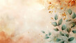 © otter2 - An artistic background, warm neutral tones gently fading into each other, hand-painted watercolor effects with a dreamy texture