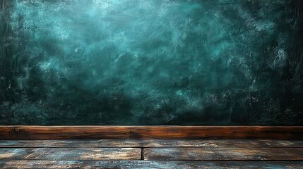 Wall Mural - green chalkboard background