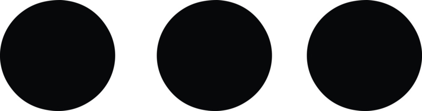 Three ellipsis icons on a transparent background.