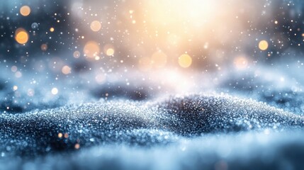 Poster - minimalist and soft bokeh background with light gray tones