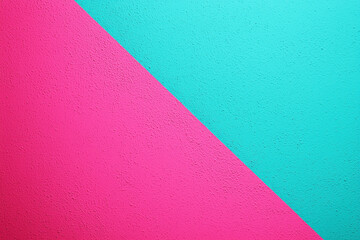 Poster - Vibrant gradient pattern transitioning from bright pink to teal designed for a modern energetic aesthetic