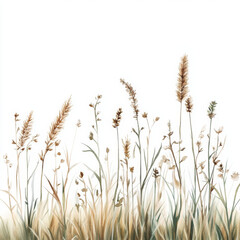 Naklejka na meble Realistic boho illustration evokes sense of nature, peace and calm