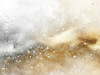 Aufkleber - shimmering background with silver and gold glitter creates magical and festive atmosphere, perfect for celebrations and special occasions. blend of colors adds touch of elegance and sparkle