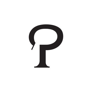 P Logo style shape
