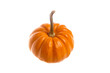 © mikeosphoto - Small Orange Pumpkin with Curved Stem on White Background
