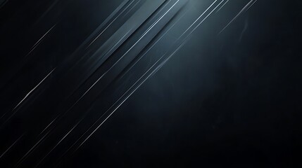 Poster - Dark abstract lines, light beam, background