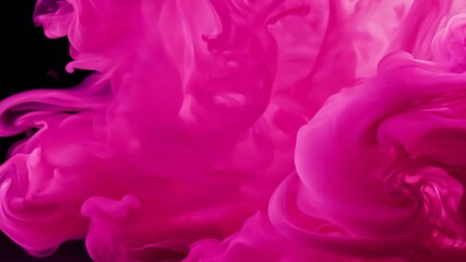 Poster - dynamic abstract pink cloud smoke flow animation background