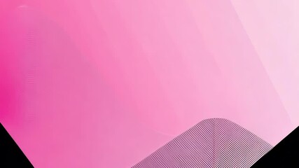 Poster - abstract pink gradient background with black curved shapes and modern design elements