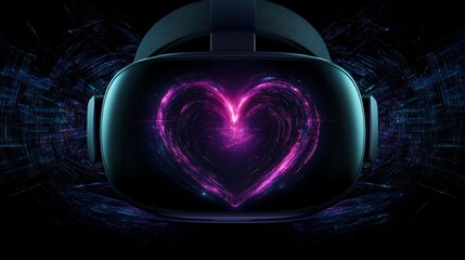 Poster - Virtual Reality Heart Digital Love in Immersive Space