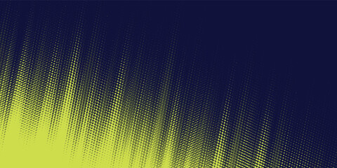 Wall Mural - yellow and blue backdrop with dot halftone pattern element. abstract brush grunge background. retro 