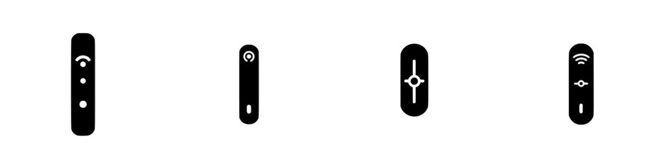 Poster - Symbols representing connectivity and control functions for modern technology devices and applications
