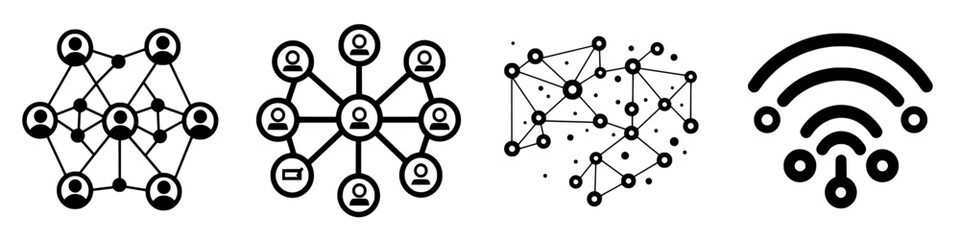 Poster - Visual representations of social networks and connectivity in a digital landscape