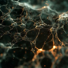 Innovative futuristic artificial intelligence wallpaper with abstract details