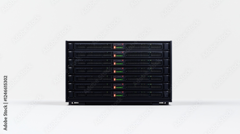 Modern data center with advanced server technology and efficient design ...