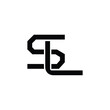© abstyls - SL monogram logo design letter text name symbol monochrome logotype alphabet character simple logo