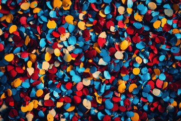 Poster - Colorful paint splatters create a vibrant and artistic studio background for creative projects and designs