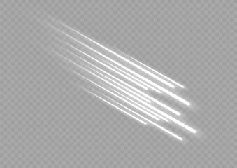 Wall Mural - glowing white speed lines. high speed. white motion speed and movement. dynamic lines or rays. light