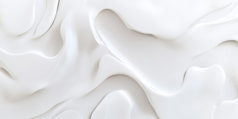 A white background with an abstract, flowing texture that seems to melt or drip in soft organic shapes. The unique design works well for modern fashion campaigns, art portfolios, or creative product