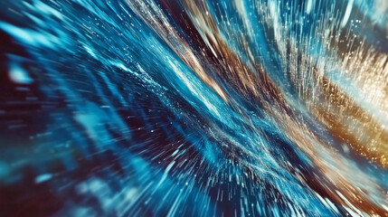 Poster - black abstract technology illustration background