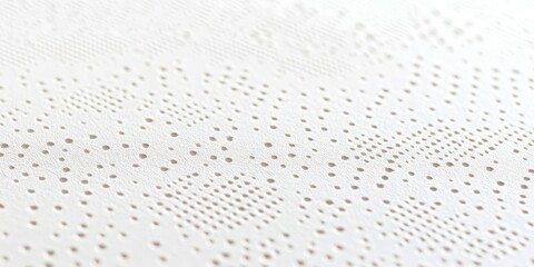 Poster - White background with a pattern of dots