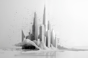 Aufkleber - Networking and communication in a digital culture, envision the Internet as the backdrop