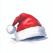 © Grapy Media - Festive red Santa hat on white background.