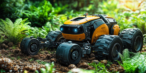 Poster - autonomous tractor revolutionizing large-scale farming with ai and computer vision for enhanced effi