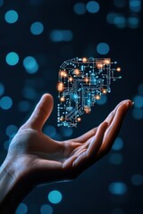 Poster - A conceptual visualization of AI tools transforming education under secure policies.