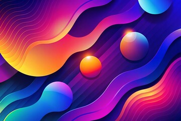 Wall Mural - abstract background vector gradient background colours with dynamic effect