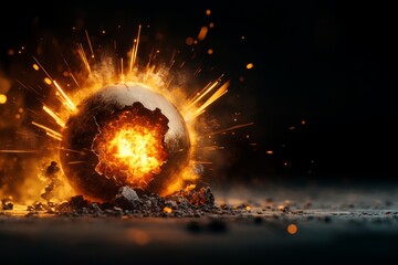 Poster - A supernova explosion simulation on a scientific research computer