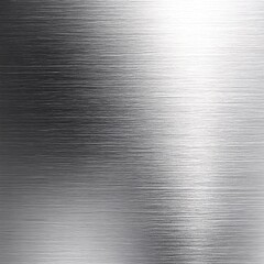 Aufkleber - Brushed Metal Texture with Horizontal Lines and Light Reflection for Modern Design Background