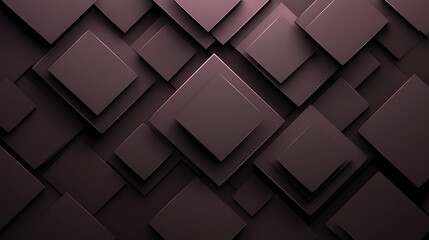 Wall Mural - Dark square pattern background (2)