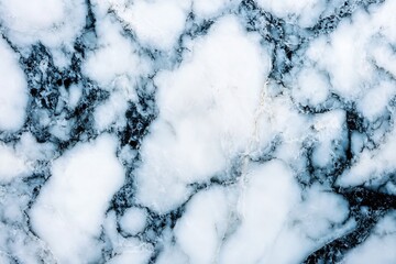 Aufkleber - Elegant White and Black Marble Texture for Backgrounds and Modern Interior Designs : Generative AI