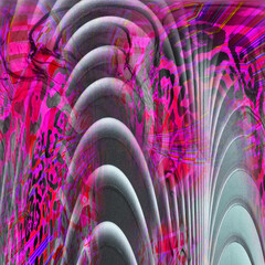 Wall Mural - abstract fractal background