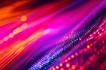 Poster - Dynamic Colorful Abstract Background with Vibrant Light Streaks and Light Bokeh : Generative AI