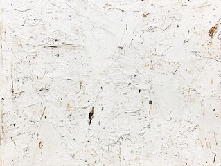Poster - Distressed white painted plywood surface texture with visible wood grain and cracks