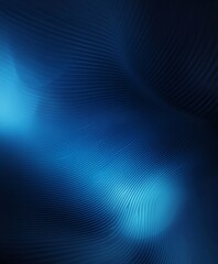 Leinwandbilder - Abstract Blue Gradient Waves for Modern Digital Backgrounds and Tech Designs : Generative AI