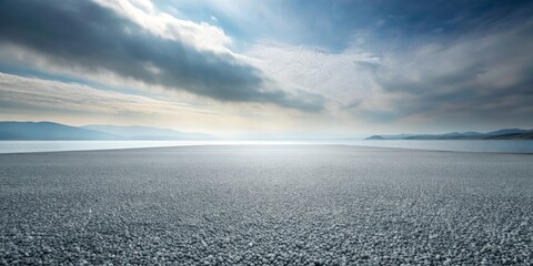 Wall Mural - Serene Natural Landscape with Calm Water and Dramatic Sky