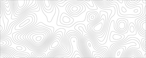 Poster - Abstract grid with lines, Topographic contour map. Geographic mountain contours map texture with stains. Modern design with White background with topographic wavy pattern design.