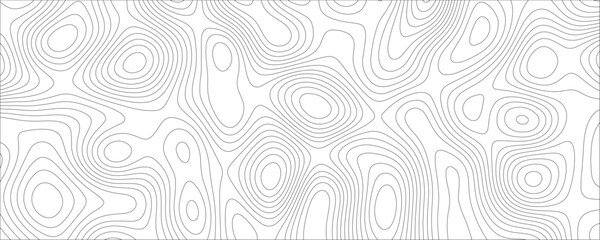 Poster - Abstract grid with lines, Topographic contour map. Geographic mountain contours map texture with stains. Modern design with White background with topographic wavy pattern design.