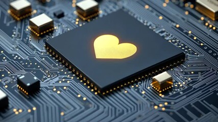Poster - This explores how technology integrates emotional design within circuit boards and microchips influenced by innovation