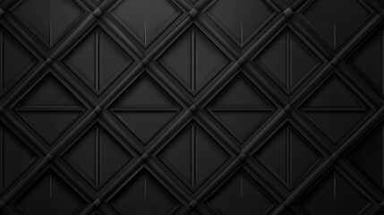 Sticker - Black geometric pattern wall texture background