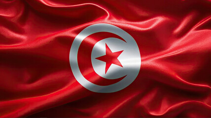 Wall Mural - tunisian flag for national Day or Independence Day of tunisia