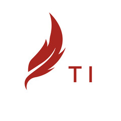 Fototapete - TI logo design vector